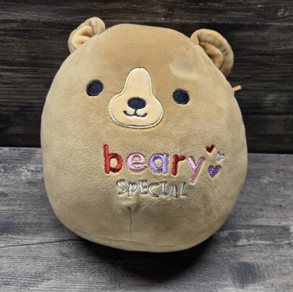 Kellytoy Squishmallow Baron the Bear 9"‎ Berry Special AUTHENTIC